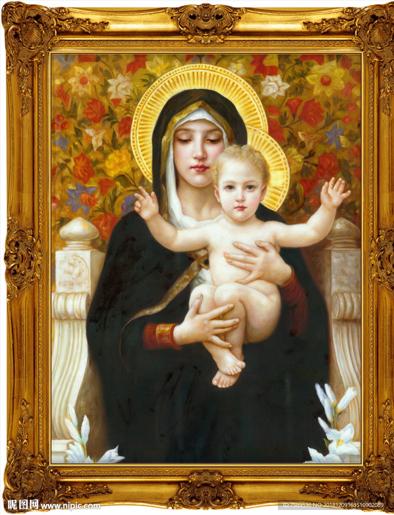 高清巨幅宫廷油画