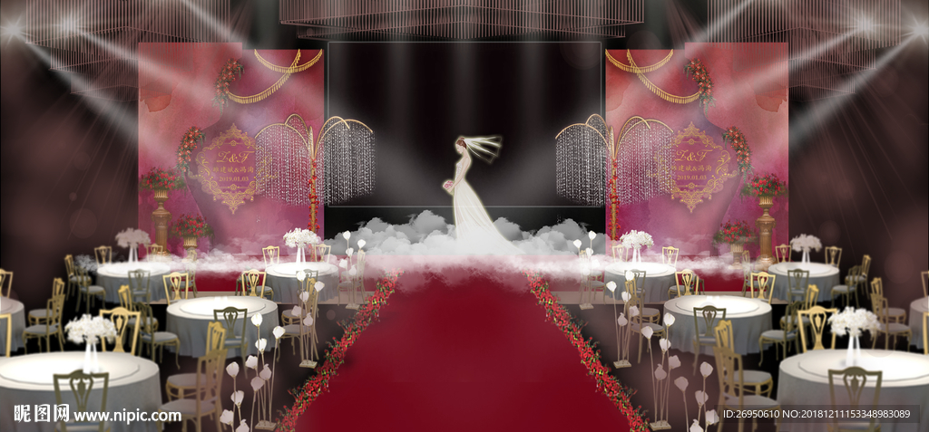 欧式婚礼舞台区