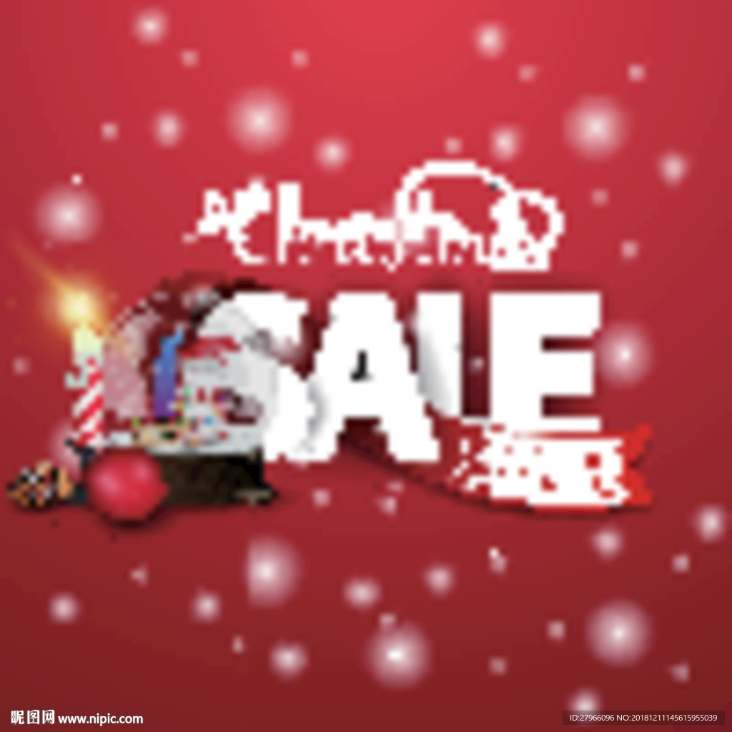 圣诞促销素材