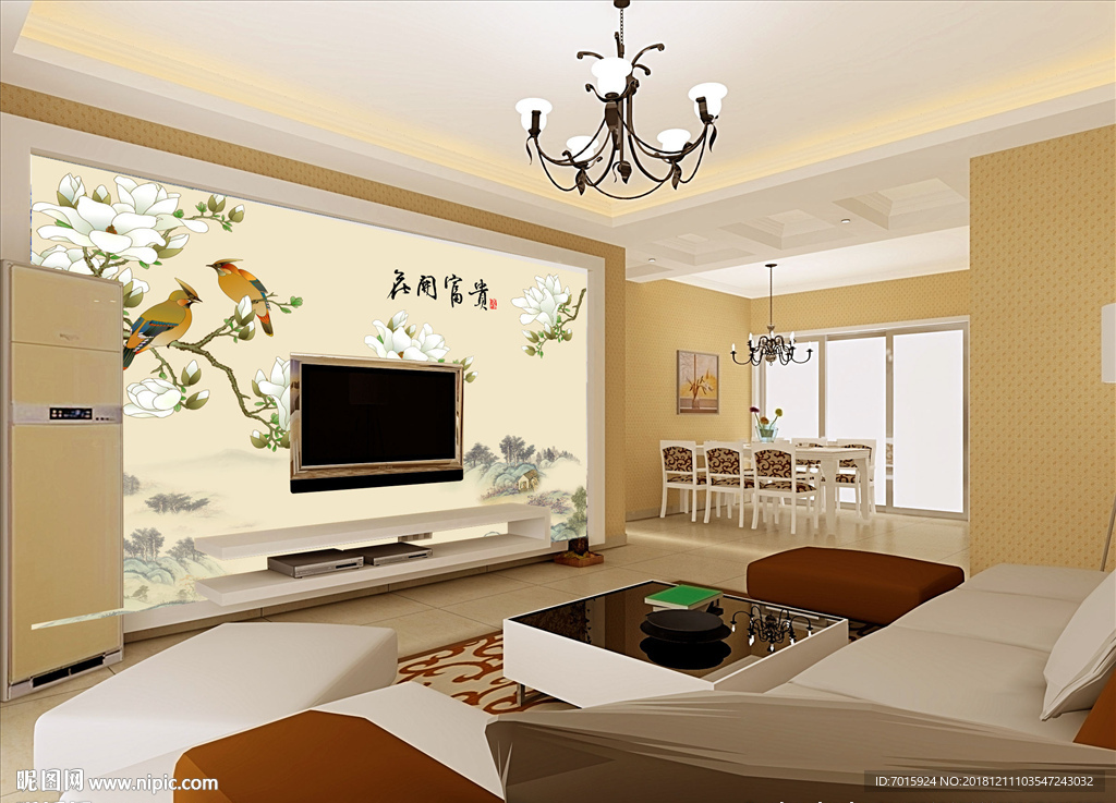 国画梅花 桃花 燕子 麻雀 小