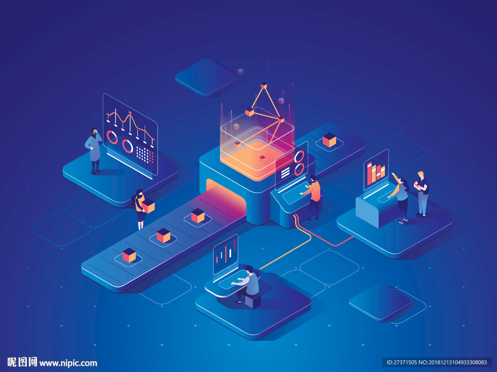 职场AI矢量素材