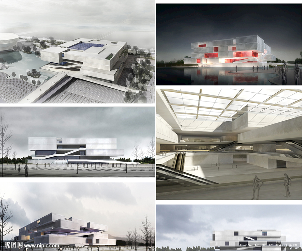 博物馆建筑模型