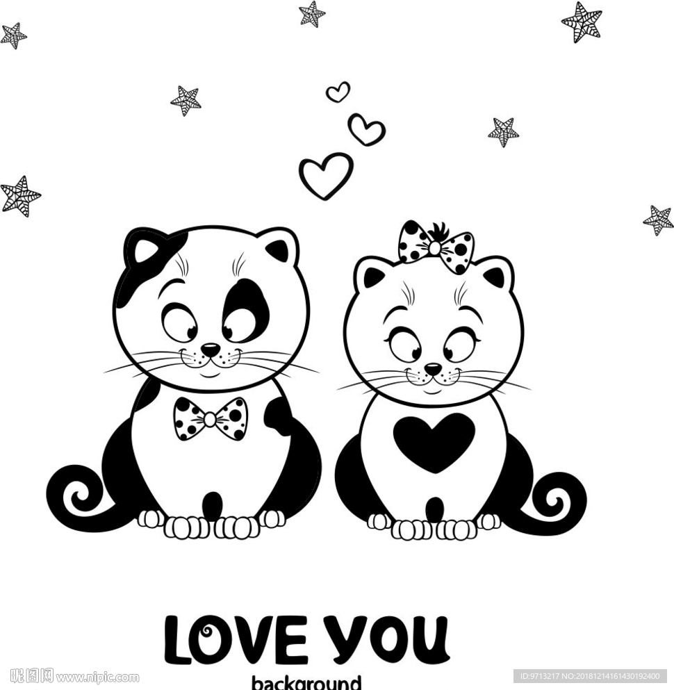 硅藻泥 儿童房卡通矢量图