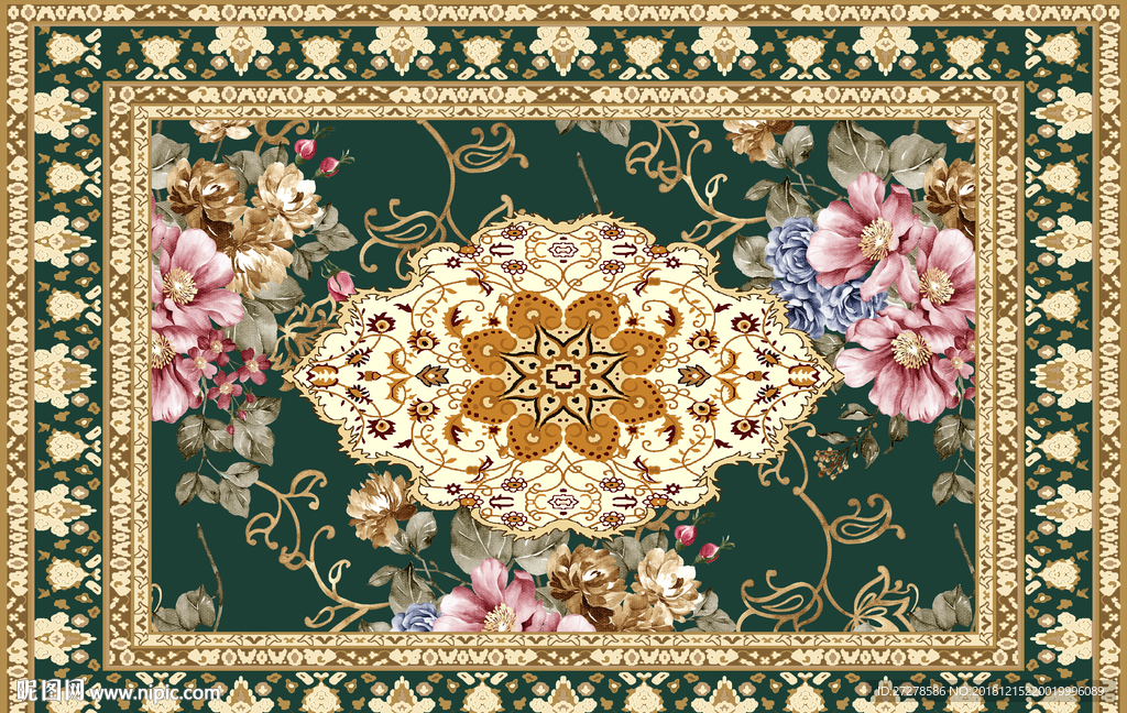 地毯 大型地毯图案