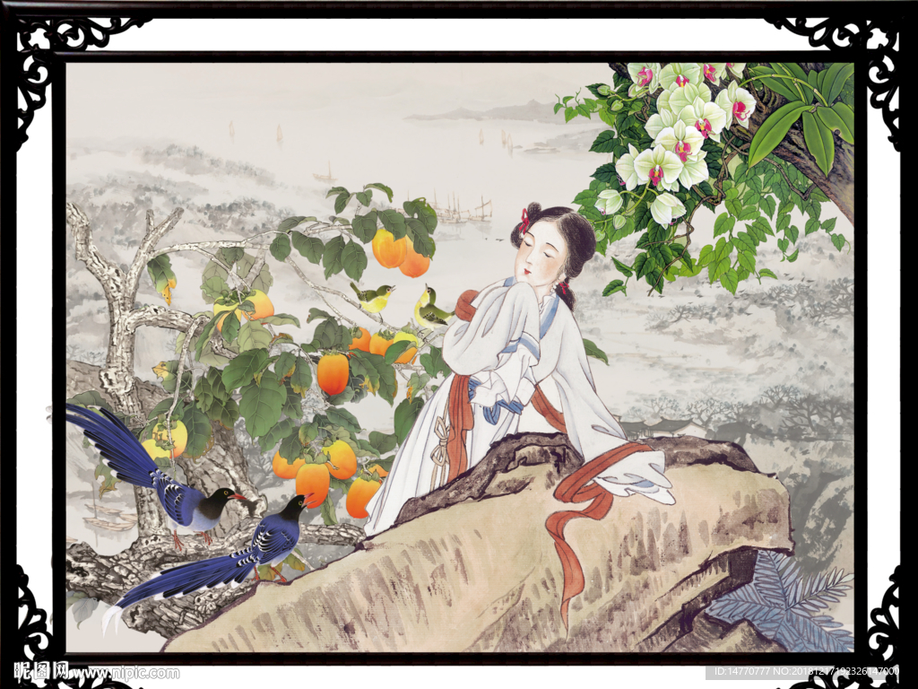 仕女图 古代仕女图