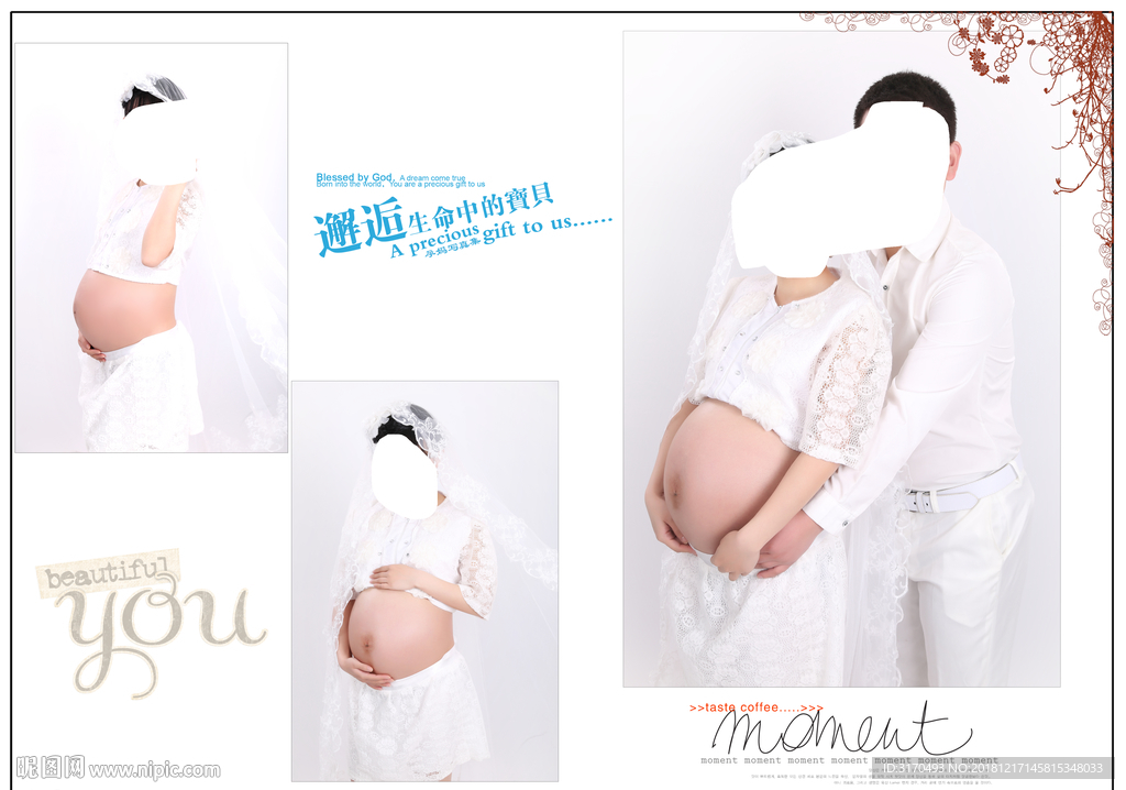 孕妇写真模板