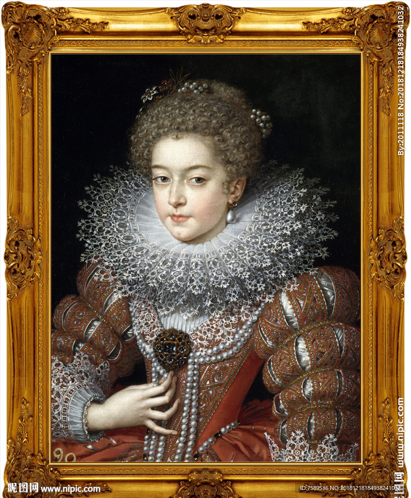 高清宫廷贵族油画