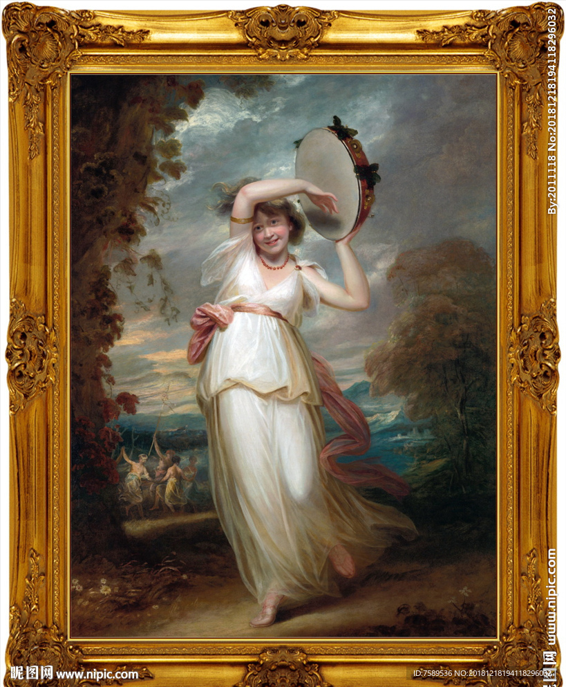 高清宫廷贵族油画