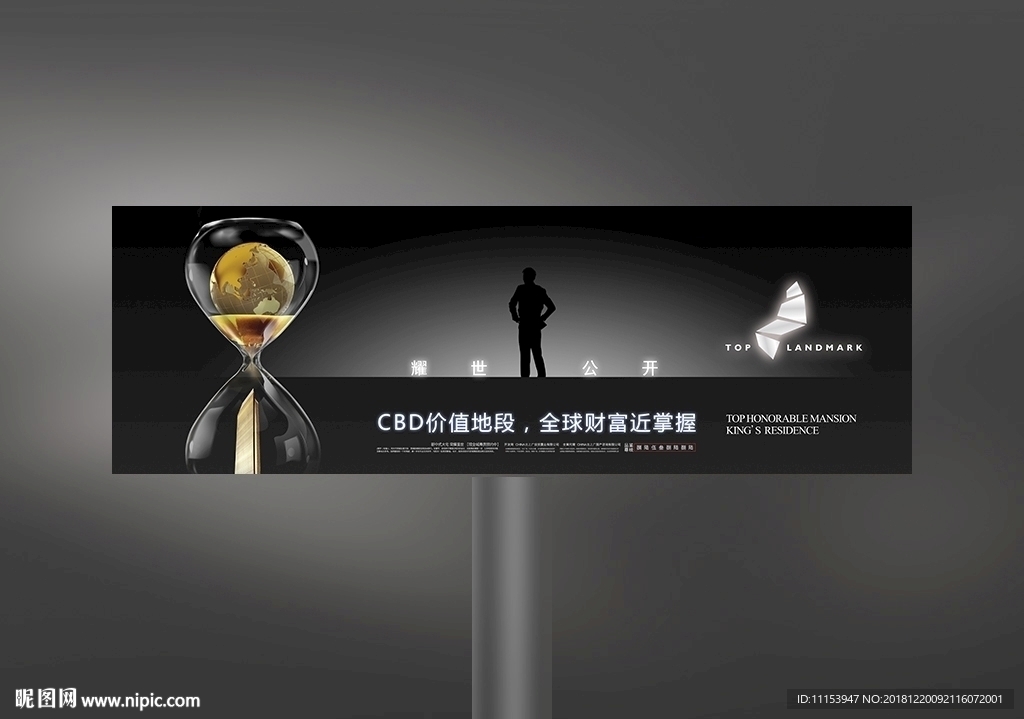 商业地产开盘户外围墙广告