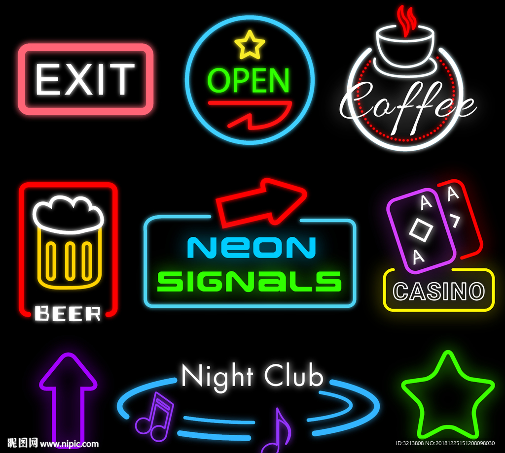 霓虹灯 LED 装饰 牌匾