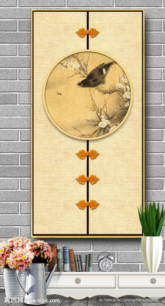 现代创意花鸟装饰画