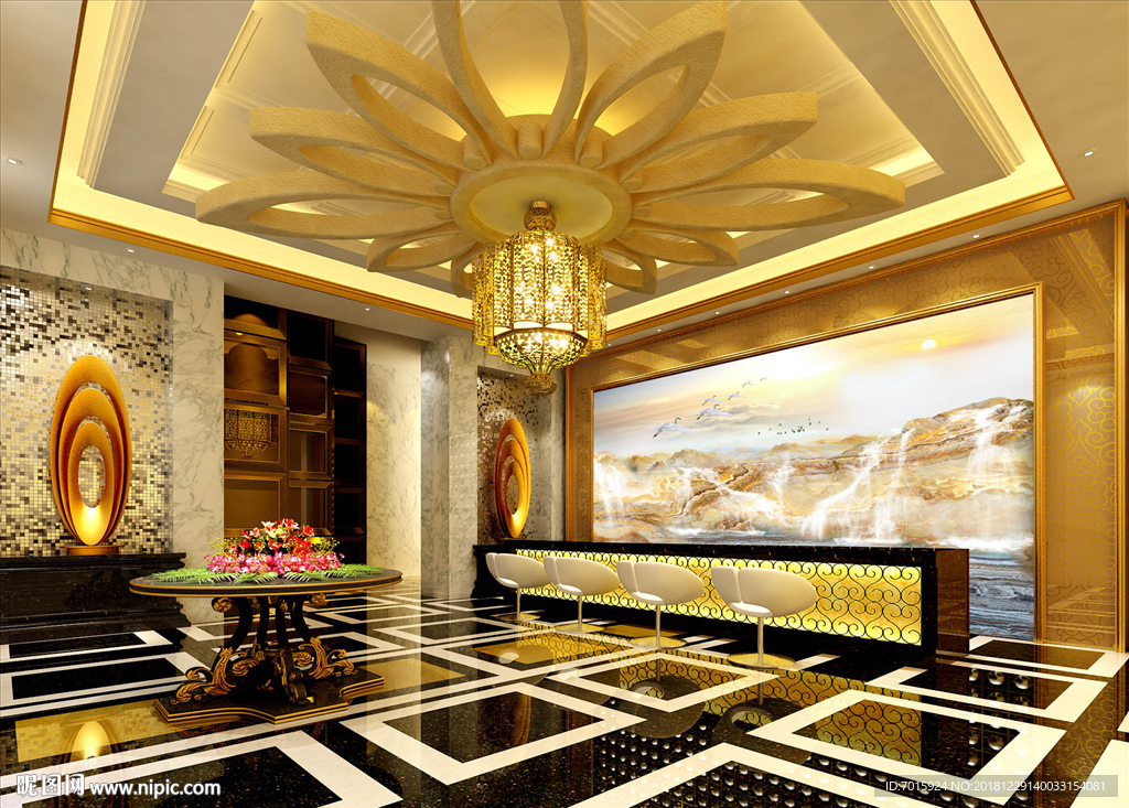 水墨背景 简约背景 中式水墨