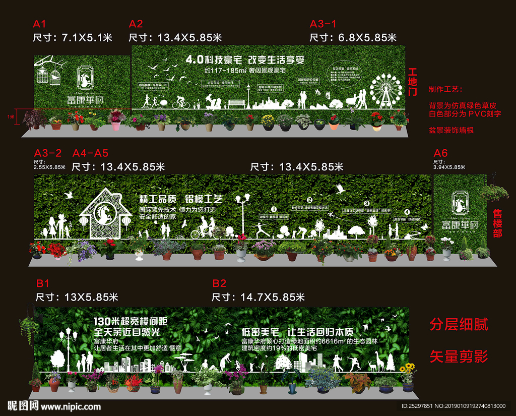 房地产 围墙广告