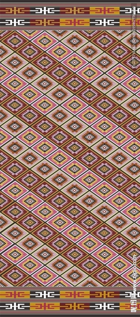 土家织锦《太阳花》