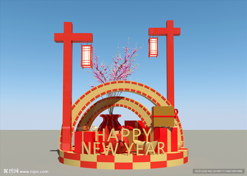 电影交卷拱门DP点效果图