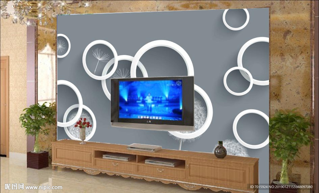 电视背景墙 室内背景墙 背景墙