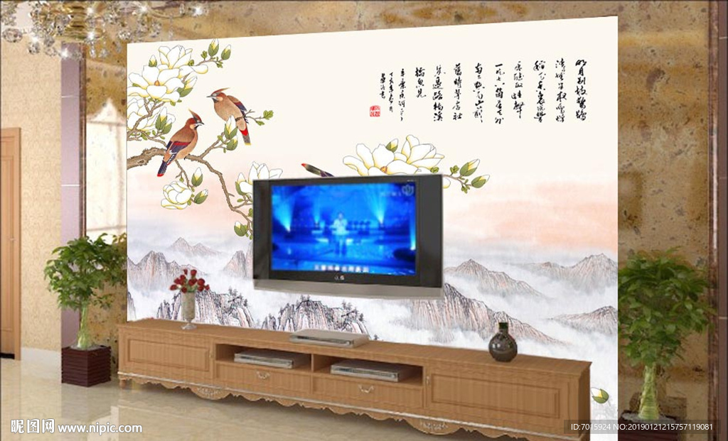 客厅背景墙 电视背景墙