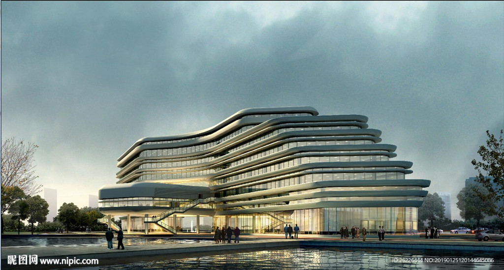 科技园区办公大楼效果图