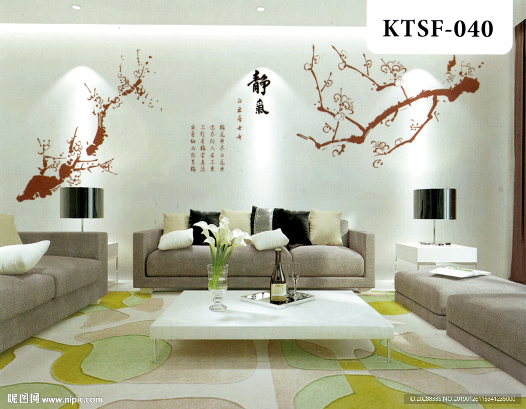 花瓣背景墙 花背景墙 花卉背景