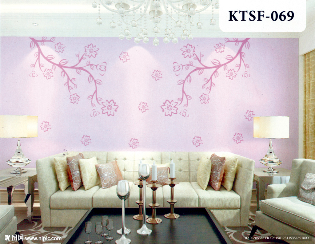 花瓣背景墙 花背景墙 花卉背景