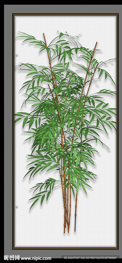 竹子装饰画