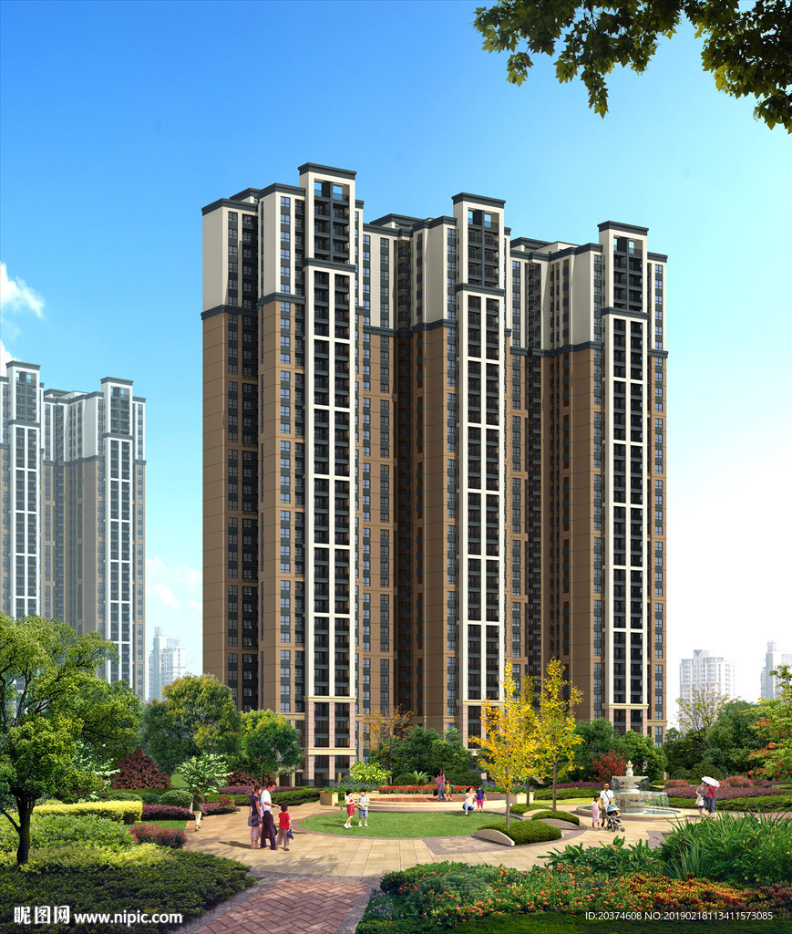 小区入口绿化 小区绿化