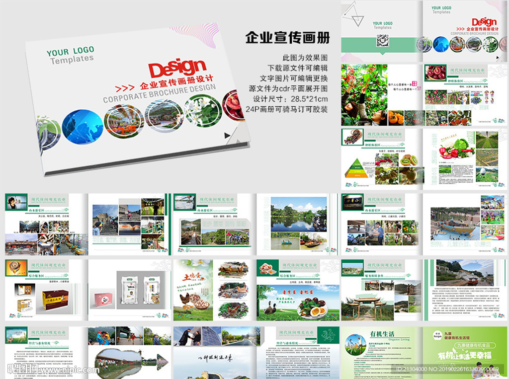 生态观光农业示范园绿色时尚画册