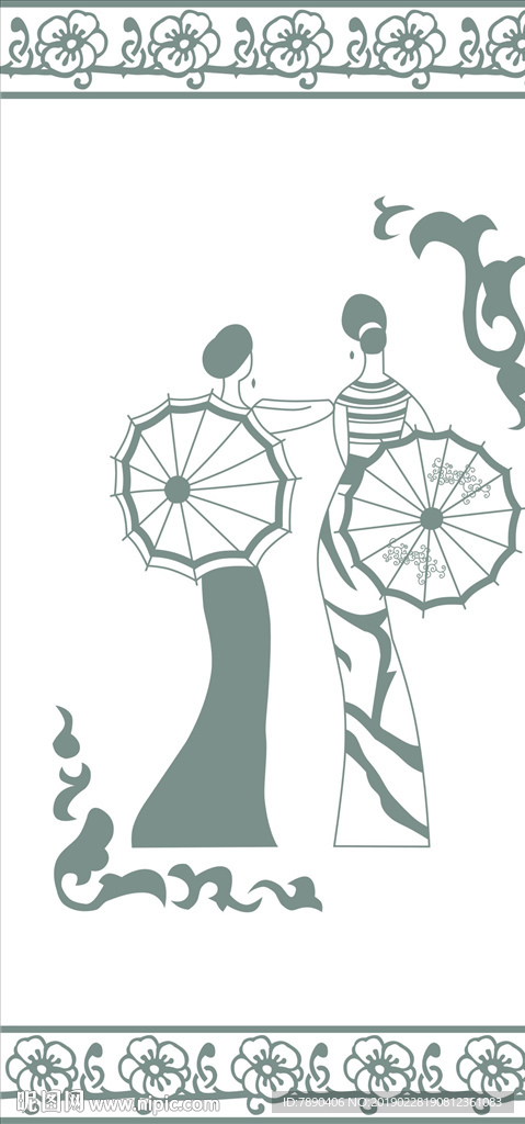 中式风格艺术文化民族美女