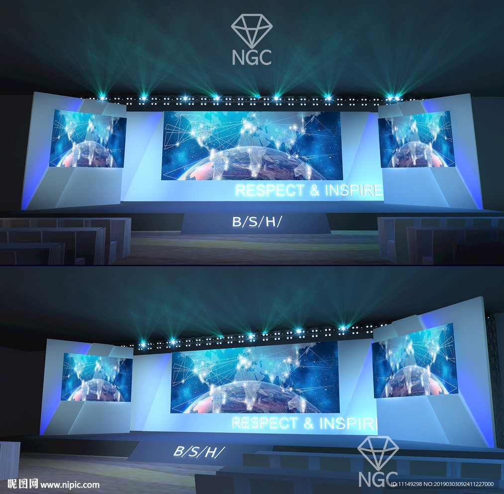 会议舞台 科技 简约