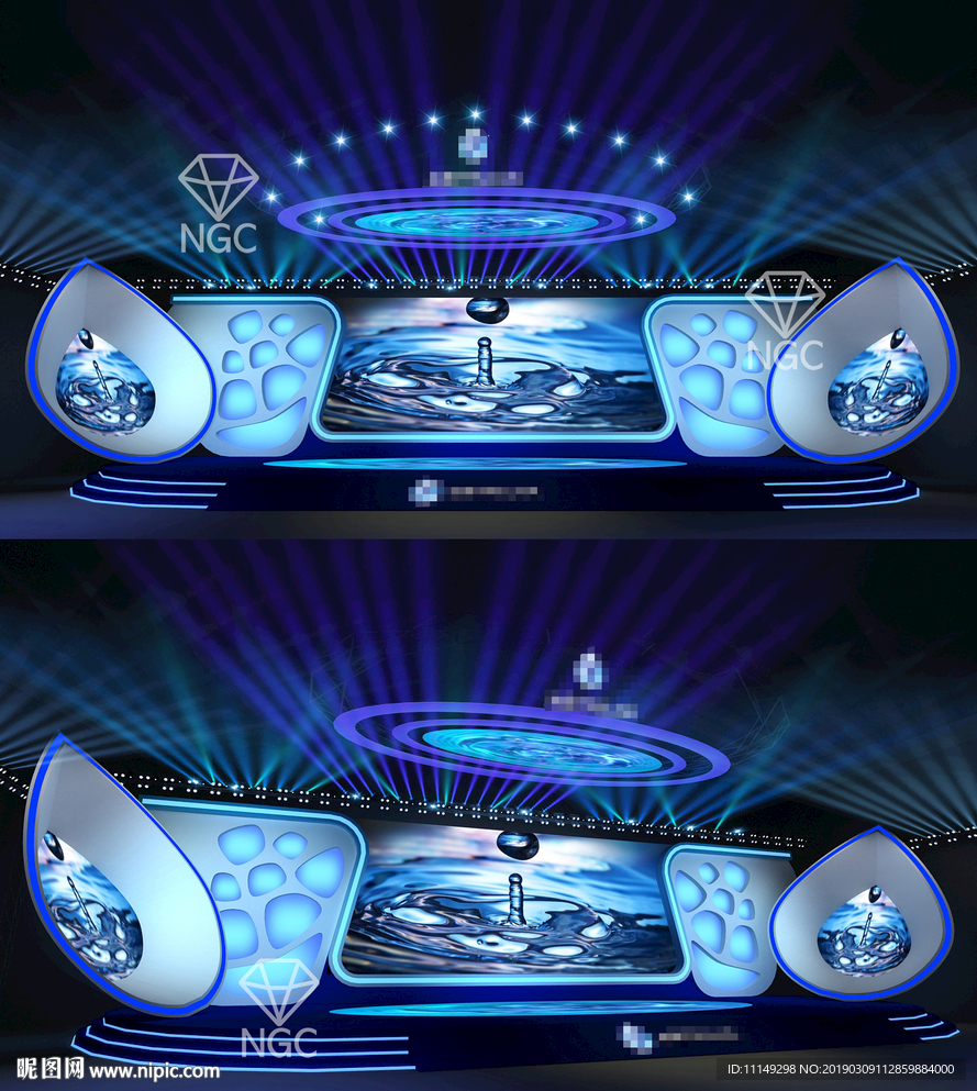 水滴 科技舞台 舞美