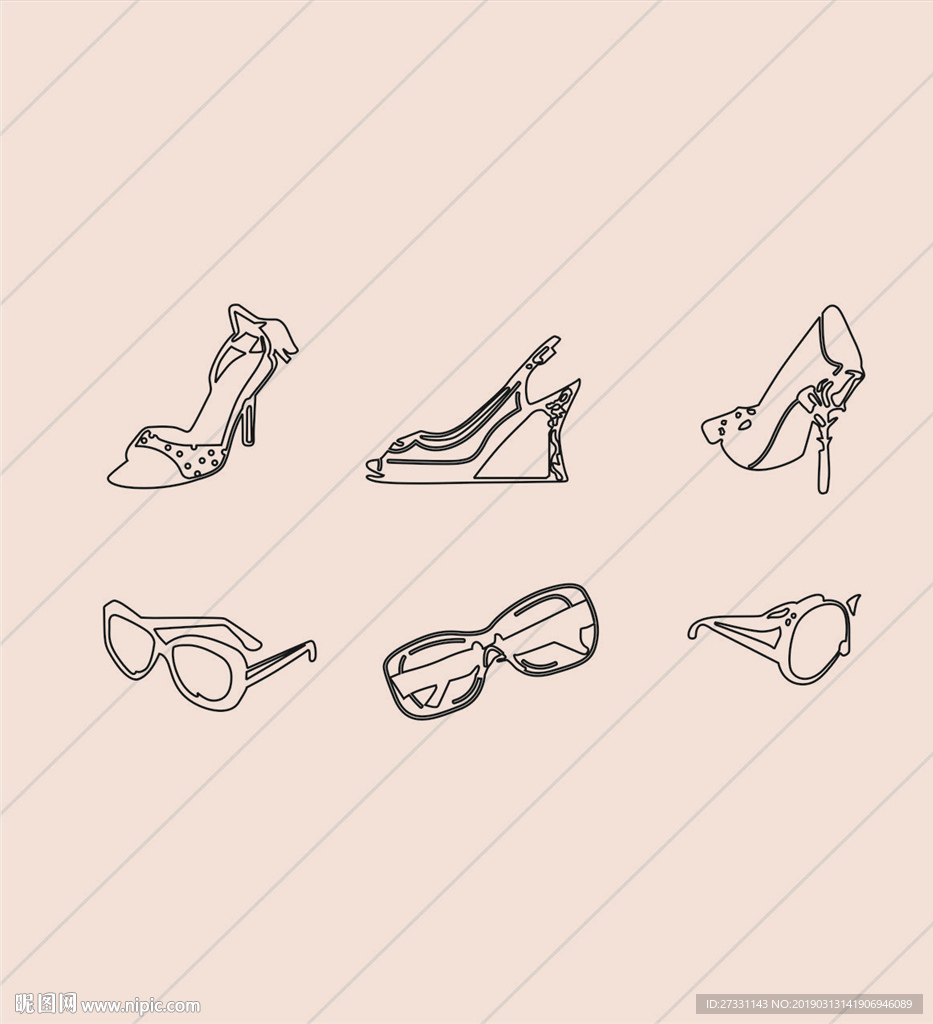 线稿 线描 简洁手绘 手绘画