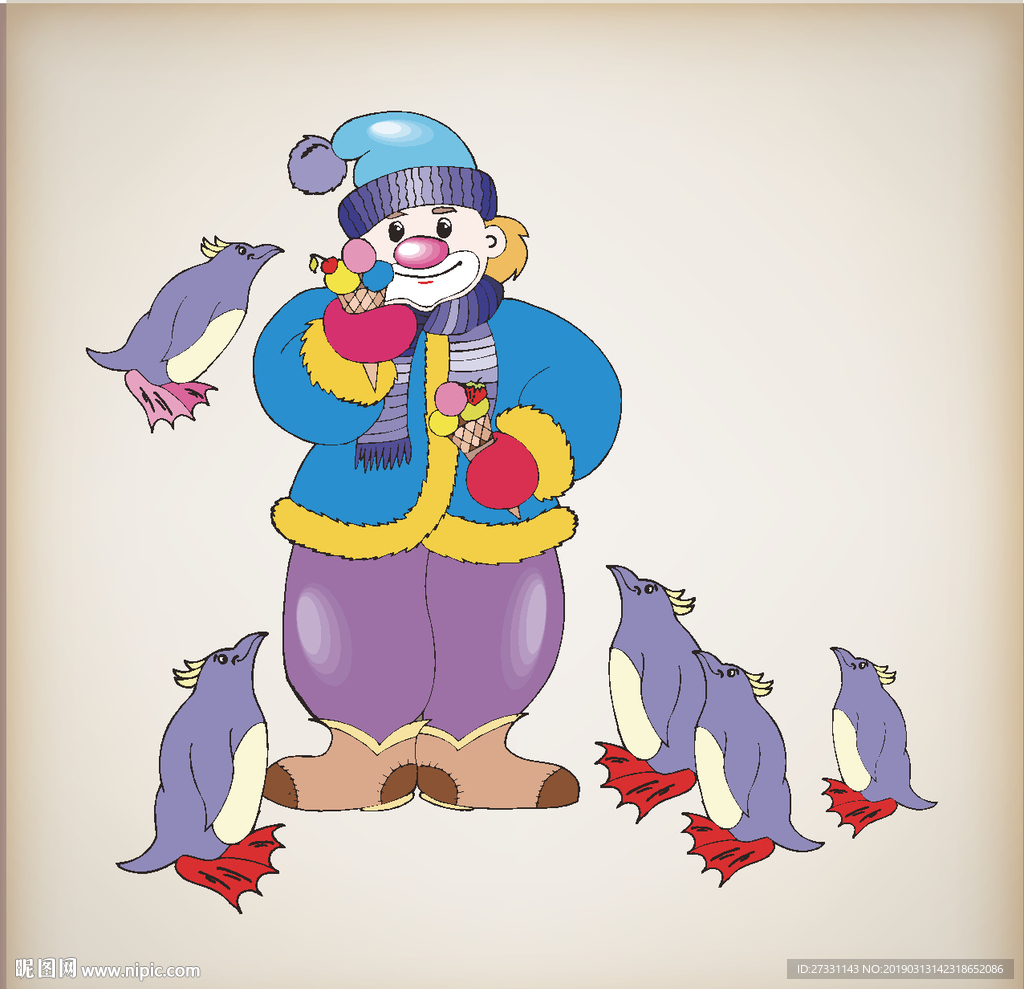 小丑 马戏 小丑表演 马戏舞台