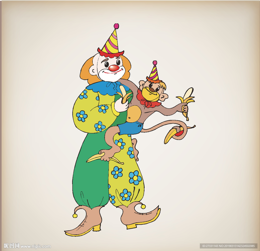 小丑 马戏 小丑表演 马戏舞台