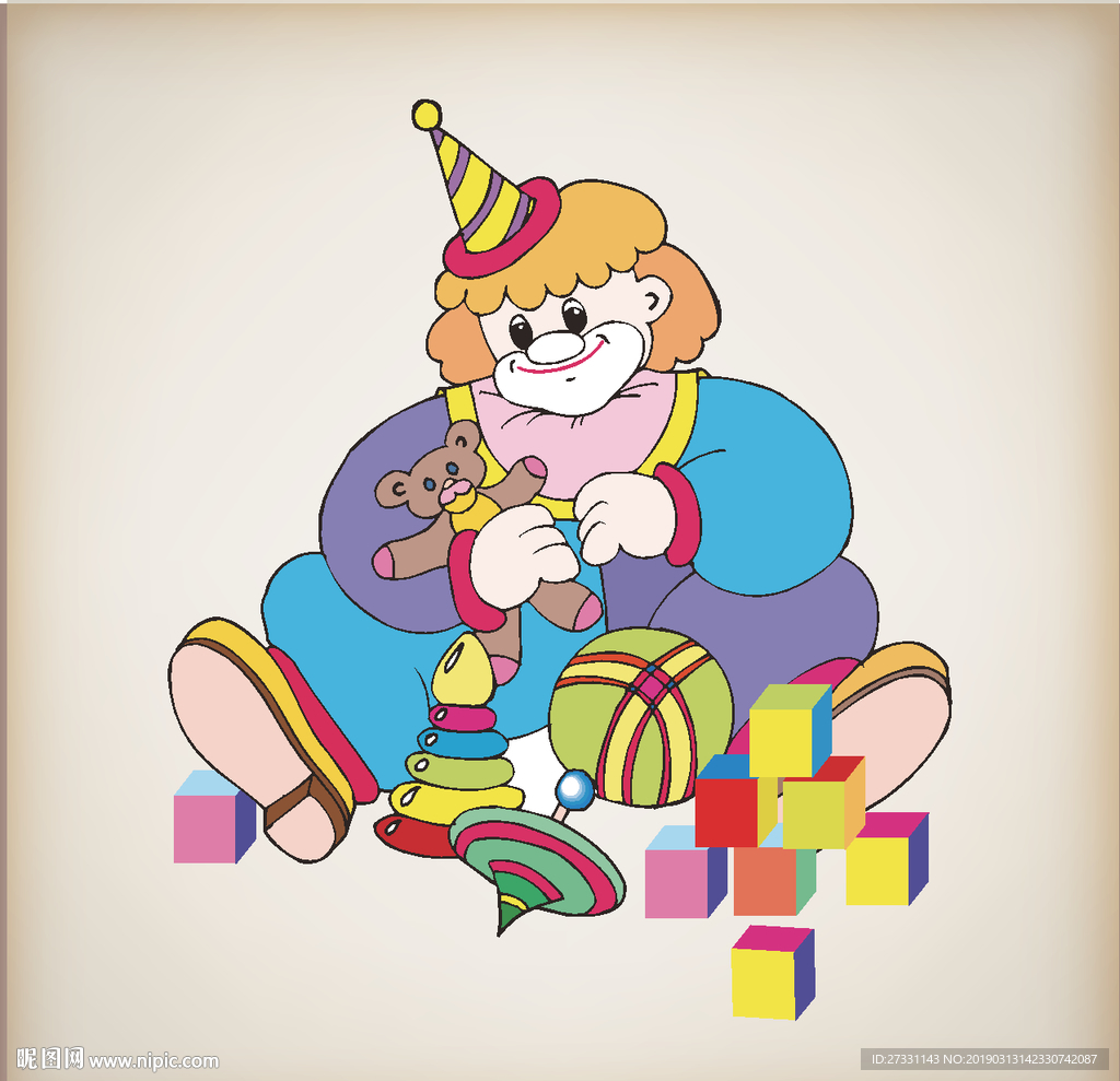 小丑 马戏 小丑表演 马戏舞台