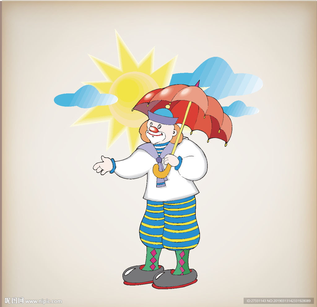 小丑 马戏 小丑表演 马戏舞台