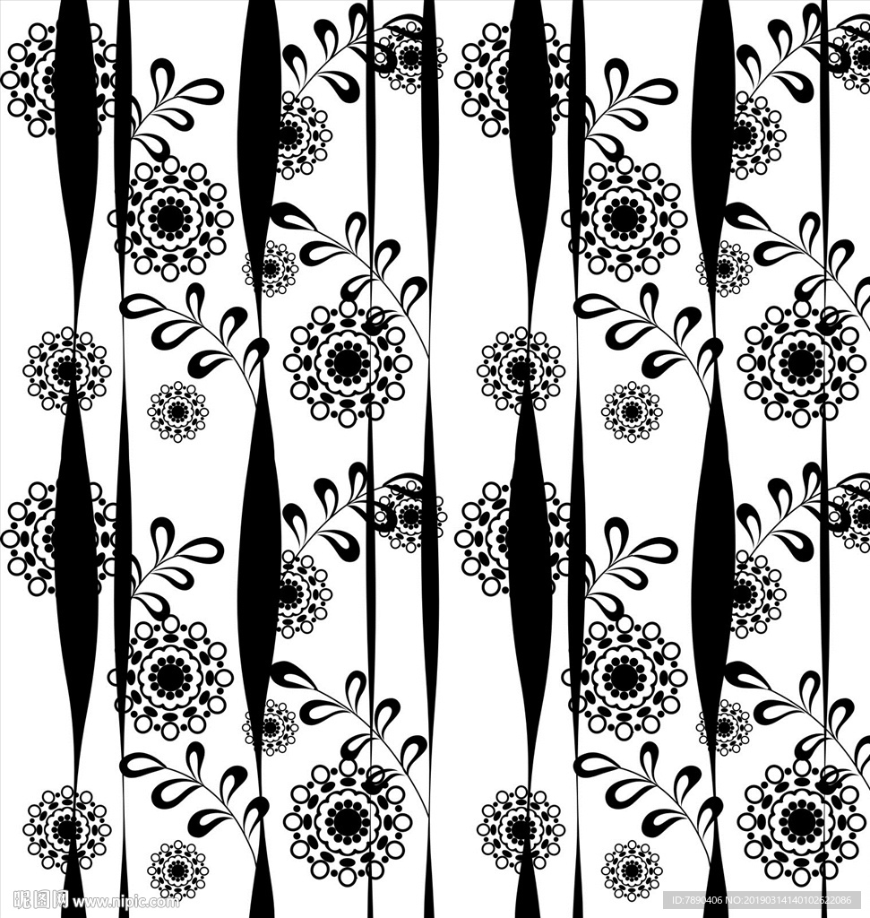 硅藻泥矢量花矢量花底纹