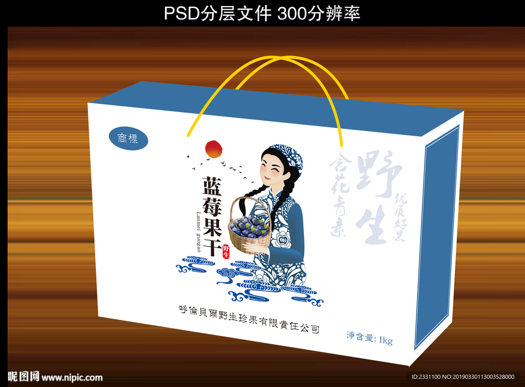 蓝莓果干（分层）