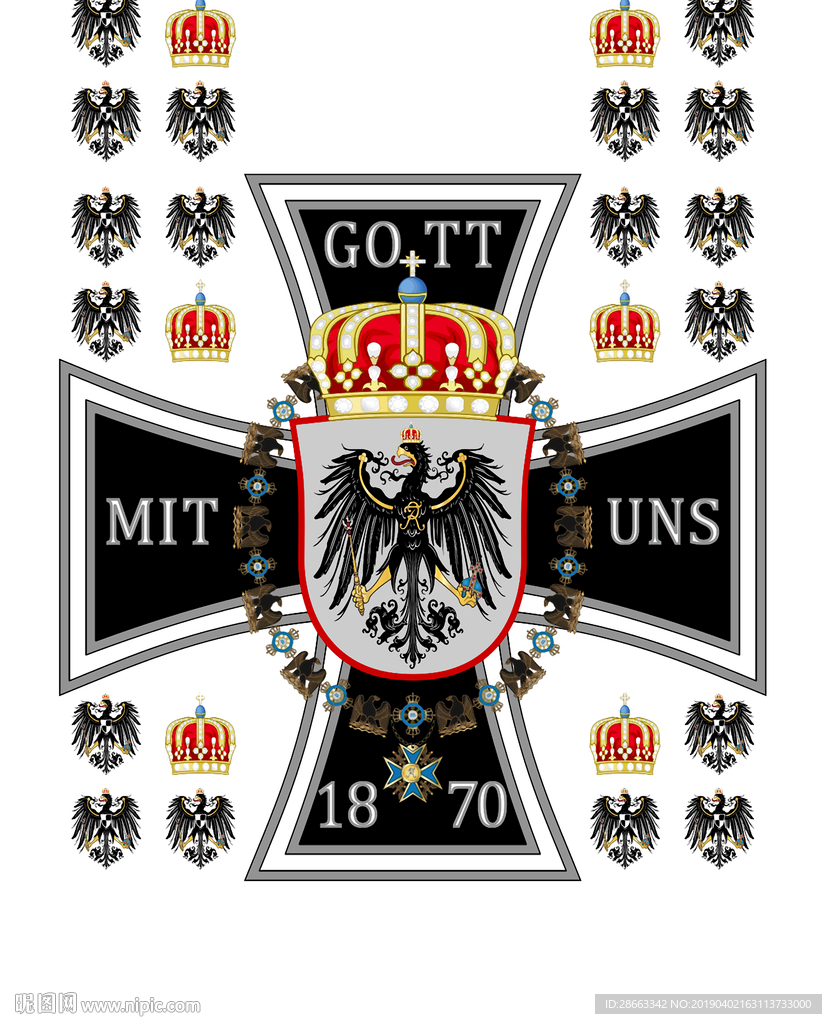 大牌男装 印花图案