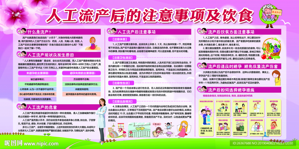 人工流产后注意事项