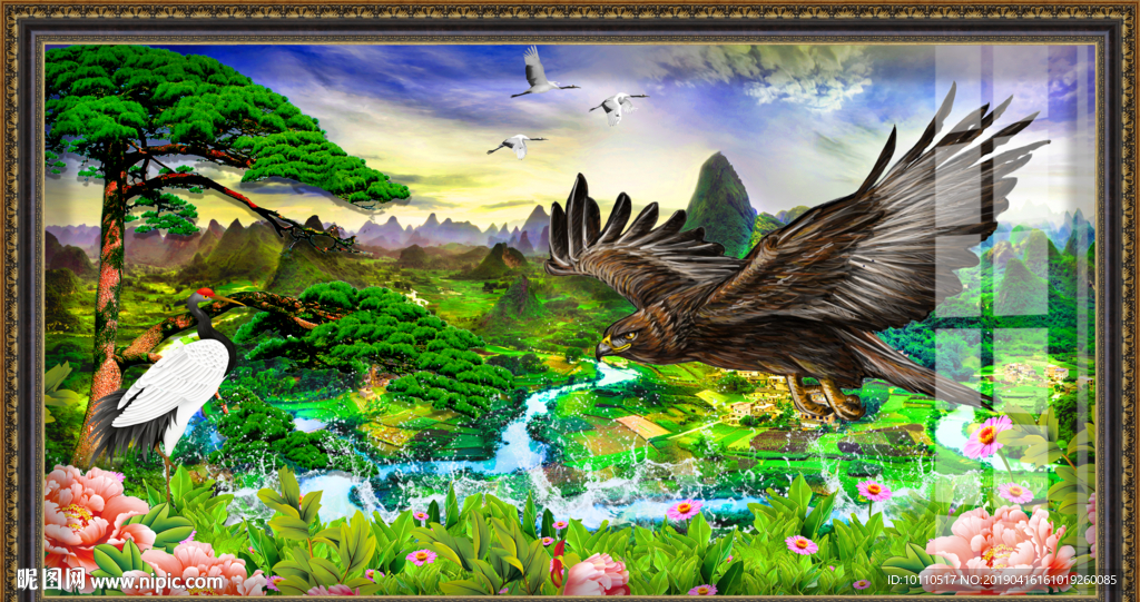 大展鸿图   老鹰