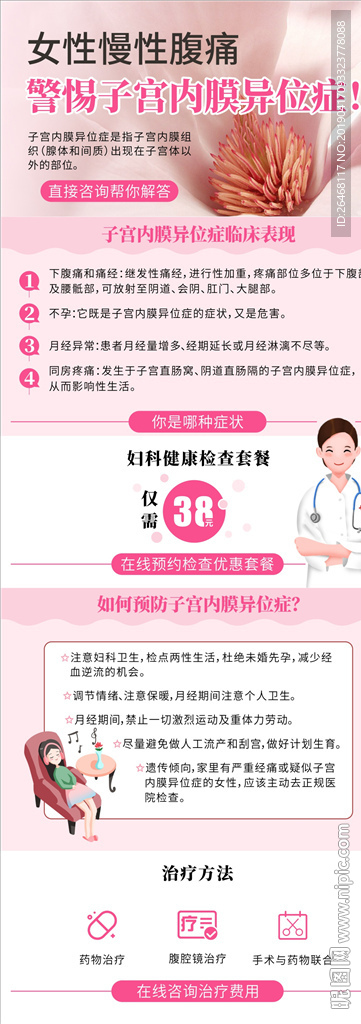 女性慢性腹痛 警惕子宫内膜异位