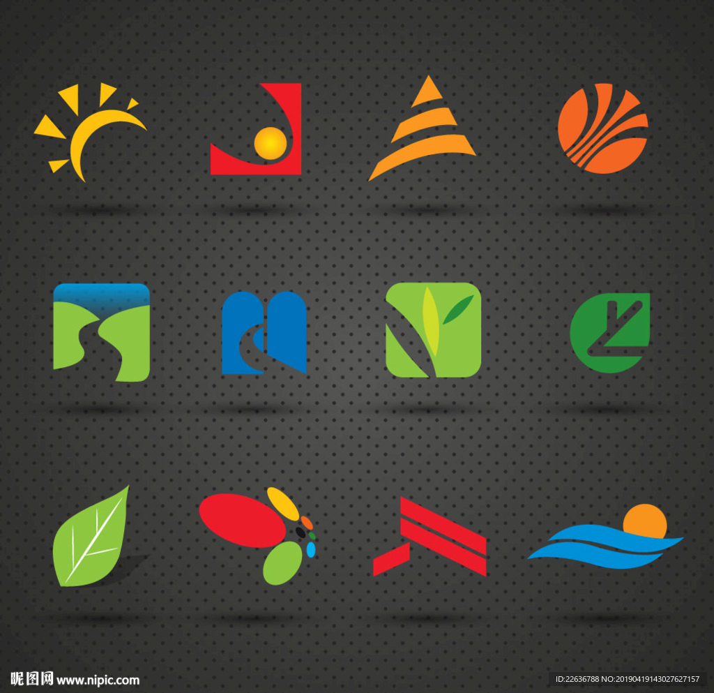 互联网络图标志矢量图形徽标大全