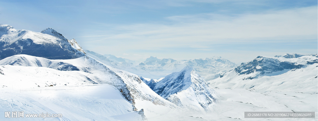 雪山背景