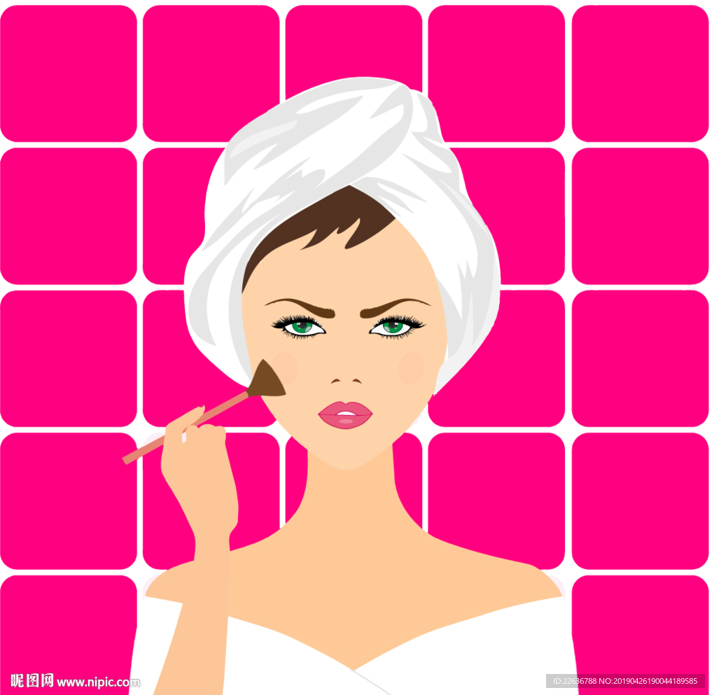 设计动漫人物图片美女图片矢量图