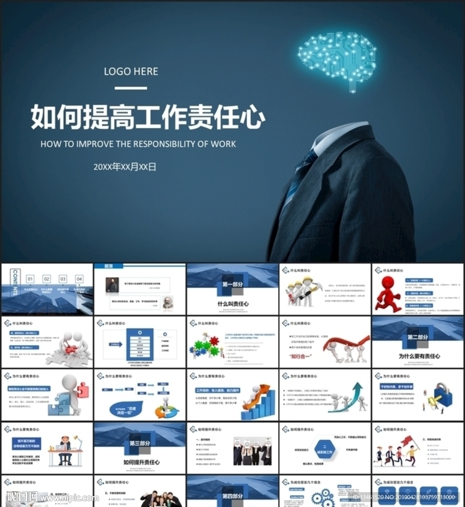 如何提高工作责任心PPT