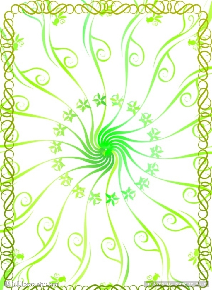 绿丝丝 环保证书纹