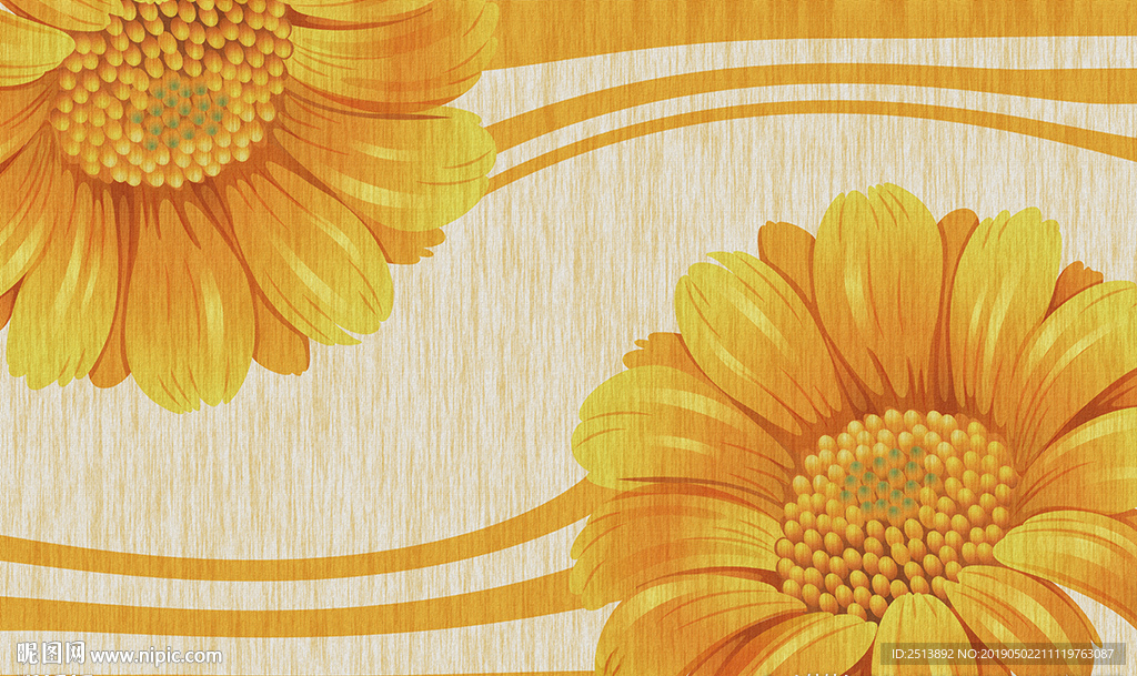 简约大气花卉地毯