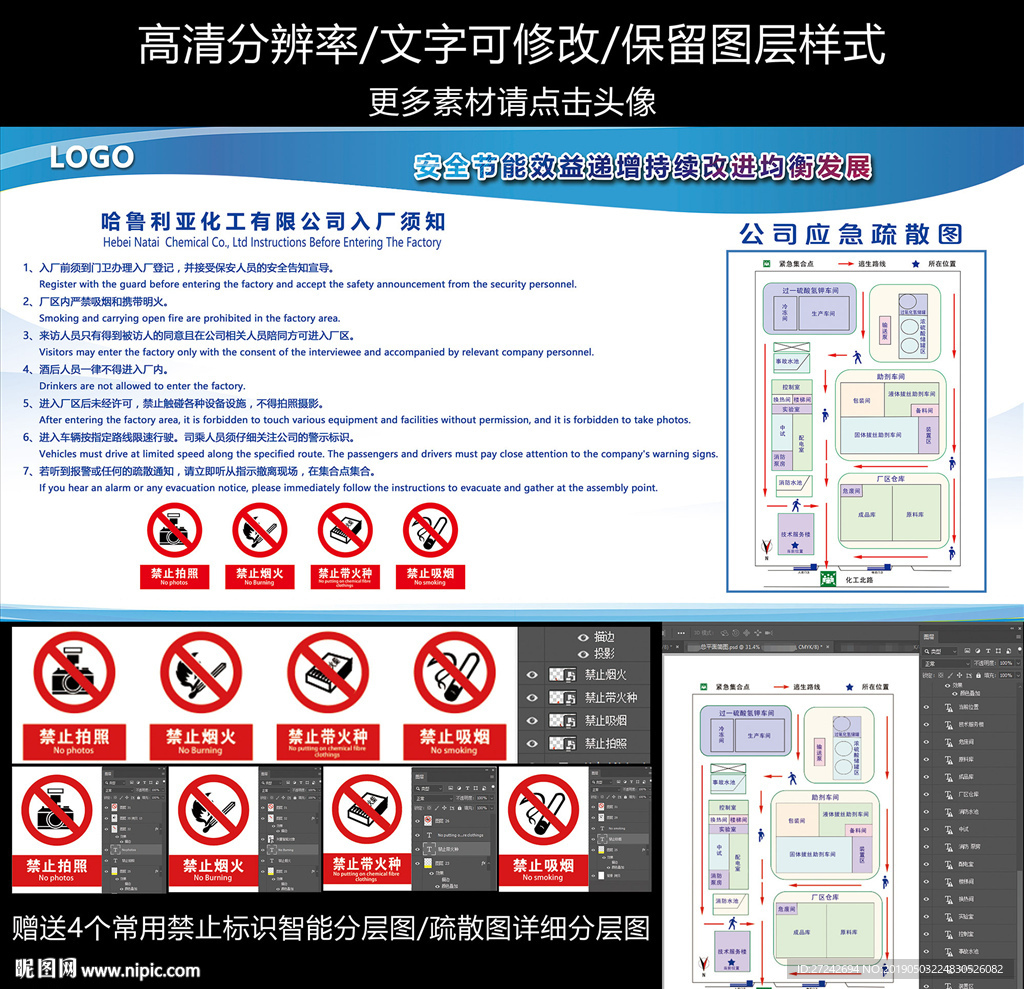 入场须知 应急疏散