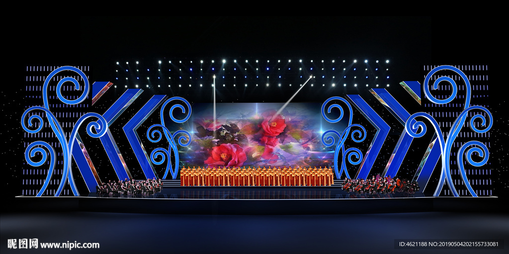舞台 节目 演唱会 灯光 屏幕