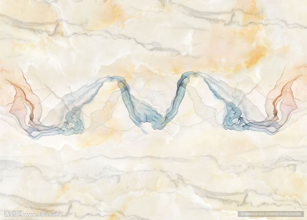 新中式大理石纹爵士白背景墙